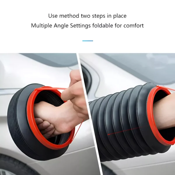 Folding Telescopic Car Trash Bin and Multifunctional Organizer - Image 3