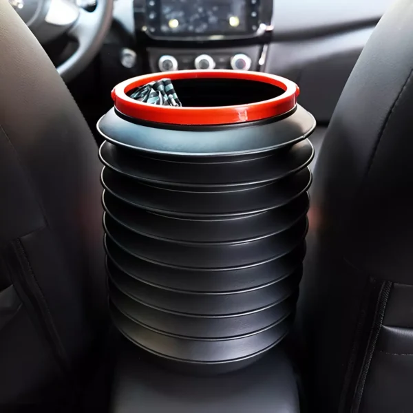 Folding Telescopic Car Trash Bin and Multifunctional Organizer - Image 2