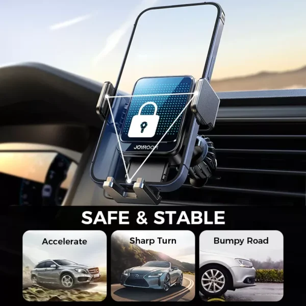 15W Automatic Wireless Charger & Car Phone Holder for iPhone & Samsung - Image 3