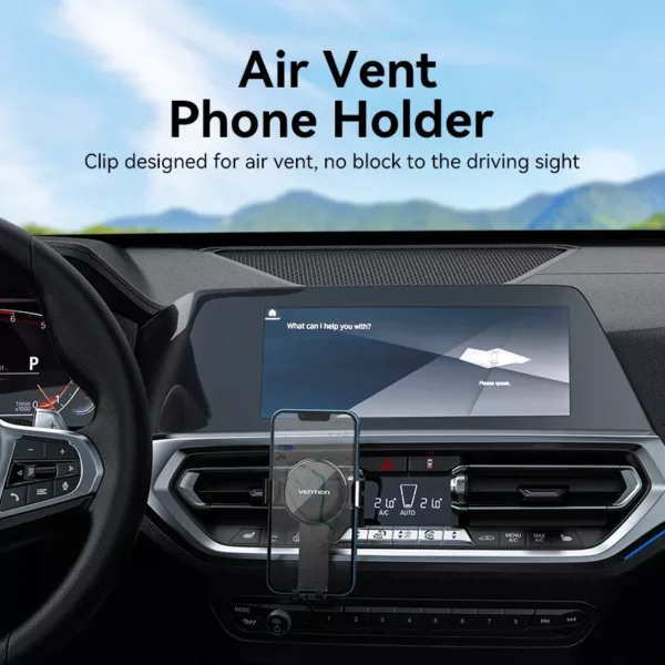 Universal Auto-Clamping Holder for Samsung Phones - Image 2