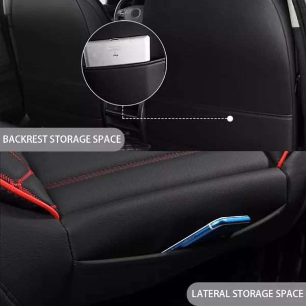Luxury PU Leather Car Seat Cushion Set - Image 5