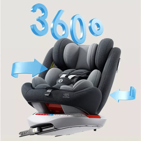 360 Degree Rotating Infant-to-Child Car Seat for 0-12 Years - Image 5