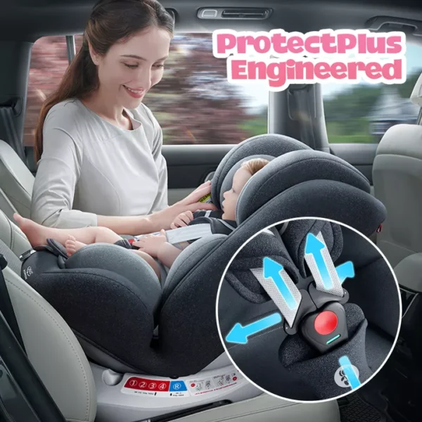 360 Degree Rotating Infant-to-Child Car Seat for 0-12 Years - Image 3