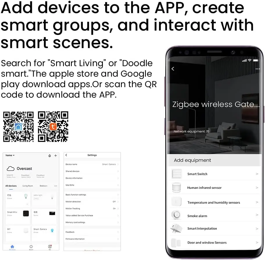 Tuya Zigbee 3.0 Smart Gateway Hub, Wireless Smart Home Bridge, Smart Life App Control, Alexa & Google Compatible - Image 6