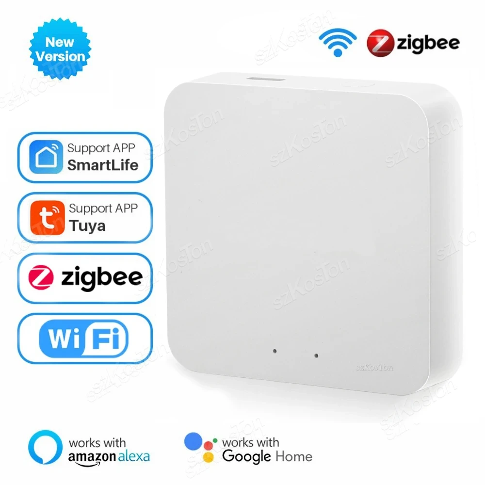 Tuya Zigbee 3.0 Smart Gateway Hub, Wireless Smart Home Bridge, Smart Life App Control, Alexa & Google Compatible - Image 7