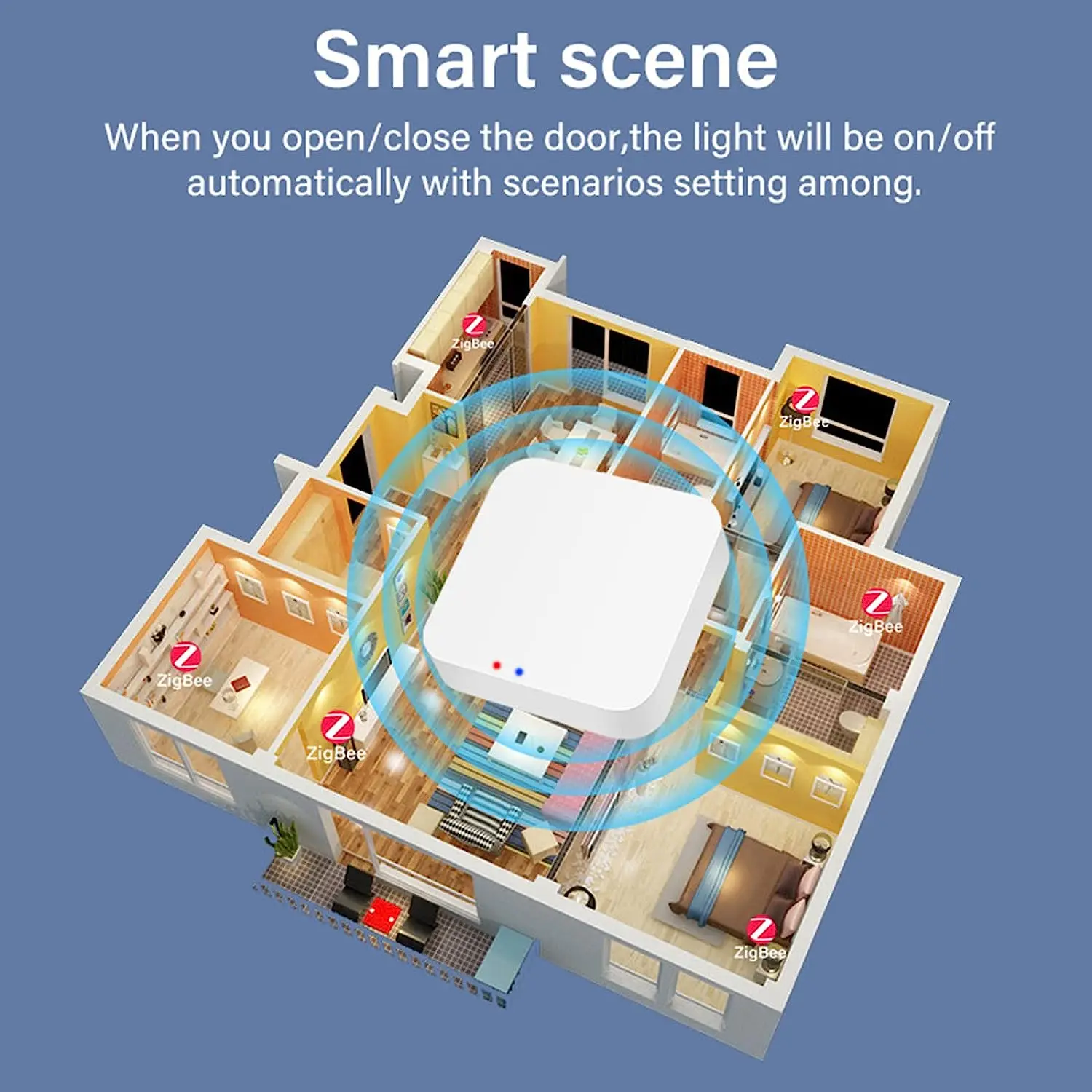 Tuya Zigbee 3.0 Smart Gateway Hub, Wireless Smart Home Bridge, Smart Life App Control, Alexa & Google Compatible - Image 8
