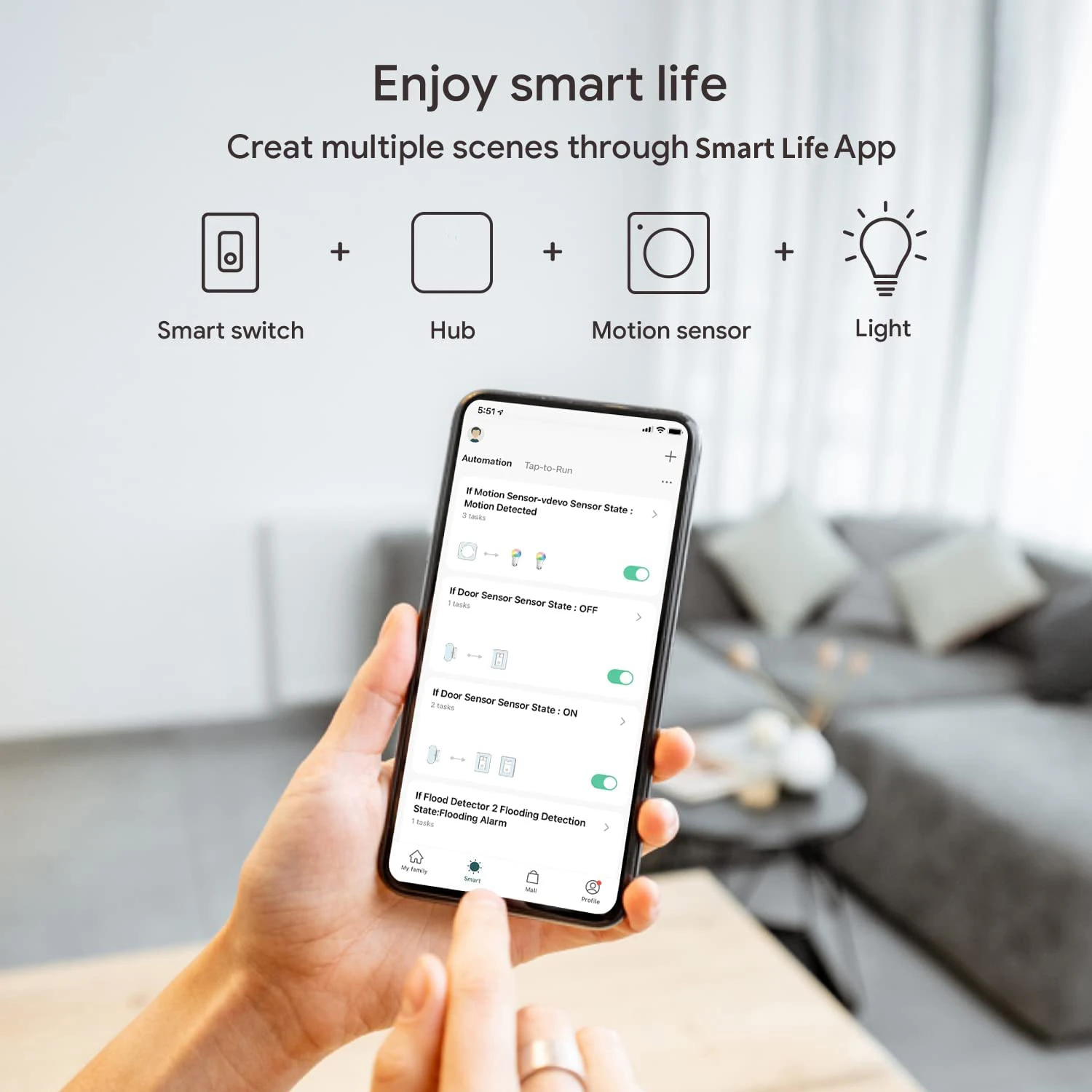 Tuya Zigbee 3.0 Smart Gateway Hub, Wireless Smart Home Bridge, Smart Life App Control, Alexa & Google Compatible - Image 3